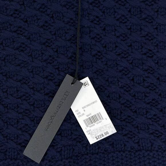 New Dylan Gray Men US S Navy Merino Wool Sweater Pullover  MSRP $228 $ - Picture 5 of 8